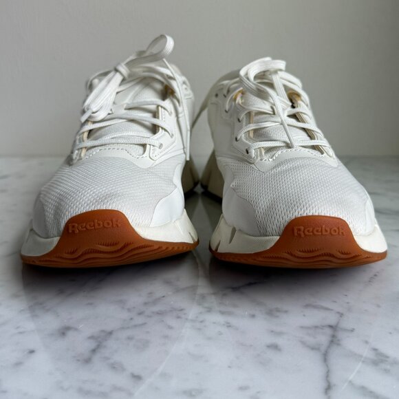 SOLD Reebok Women's Zig Dynamica 4 Running Sneaker Chalk White - Size 6 - Picture 4 of 9